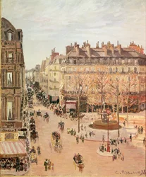 Rue Saint-Honore, Sonneneffekt, Nachmittag, 1898